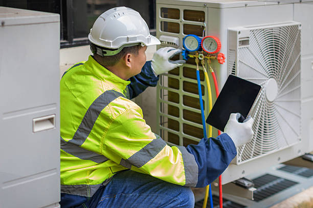 Professional Ductwork Repair technician working in East Falmouth, MA
